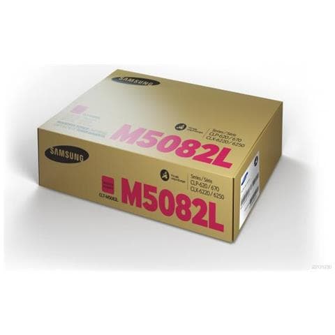 Inc Samsung Clt-m5082l - Hohe Ergiebigkeit - Magenta - Original - Tonerpatrone (su322a) - Fr Samsung Clp-620, Clp-670, Clx-6220, Clx-6250 (su322a) - Foto 1