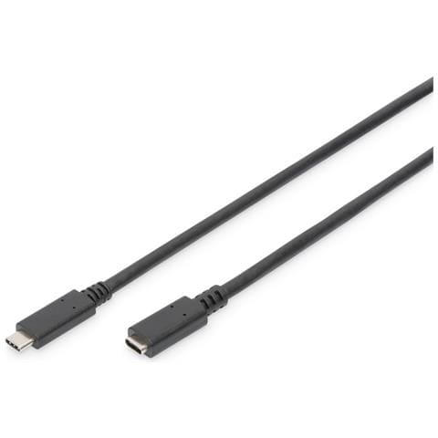 AK-300210-007-S cavo USB 0,7 m USB C Maschio Femmina Nero - Foto 1