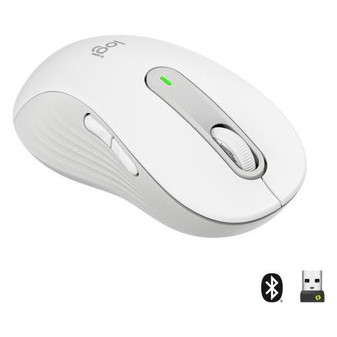 Mouse Signature M650 L Ottico 5 Tasti 2000 DPI Colore Bianco (Mano Sinistra)  - Foto 1