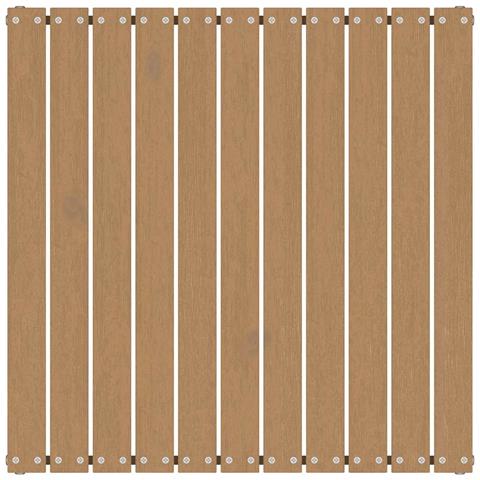 Poggiapiedi Da Giardino E Cuscini 2 Pz Marrone Miele Legno Pino - Foto 8