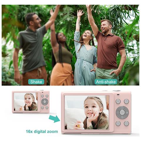 Fotocamera Digitale 2,7k/44mp/zoom 16x/anti-shake/webcam Nera - Foto 15