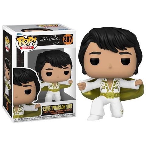 Elvis Presley Pop! Rocks Vinyl Figure Elvis Pharaoh Suit 9 Cm - Foto 5