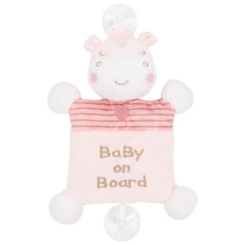 Peluche 31201010352 Baby On Board Hippo Dreams Rosa - Foto 1