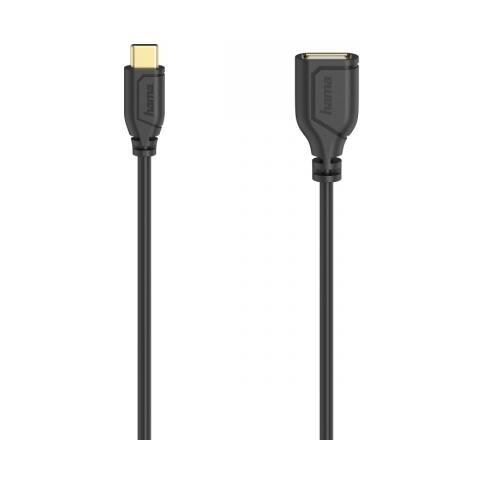 Flexi-slim Cavo Usb 0,15 M Usb 2.0 Usb C Usb A Nero - Foto 1