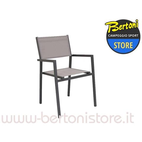 Poltrona Impilabile Varenna Bertoni - Bianco - Foto 1