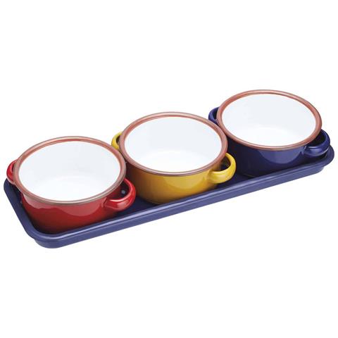 World Of Flavours Enamel Dip Bowl Set 3pcs. - Foto 1