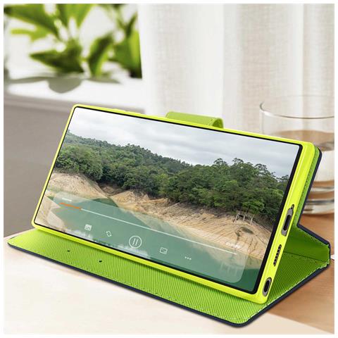 Custodia Per Samsung Galaxy S24 Ultra Portafoglio Supporto Video - Foto 2