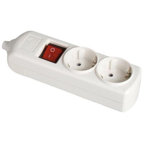 Multipresa Con 2 Prese Con Interruttore 8002il Bipolare 3500 W 250 V 16 A - Foto 1