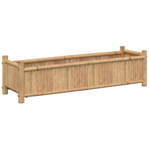 Fioriera 100x30x25 Cm In Bambù - Foto 1