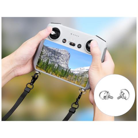 Accessori Per Controller Pu Tracolla Con Cordino Per Spalla, Cinghia Rc Per Dji Rc 2/pro Grey - Foto 2