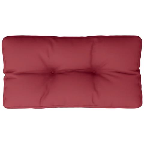 Cuscino Per Pallet Rosso Vino 70x40x12 Cm In Tessuto - Foto 2