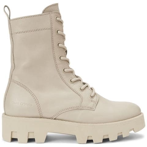 Light Taupe Casual Closed Booties Stivaletti Pelle Scarpe Donna Beige Eu 41, 207-16276301-105 716 - Foto 1