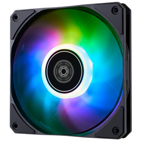 Air Slimmer 120 Case per computer, Processore Raffreddatore d'aria 12 cm Nero, Trasparente 1 pz - Foto 1