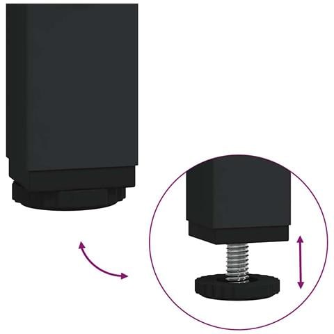 Pensile da Bagno con Specchio Rovere Fumo 60x21x60 cm - Foto 2