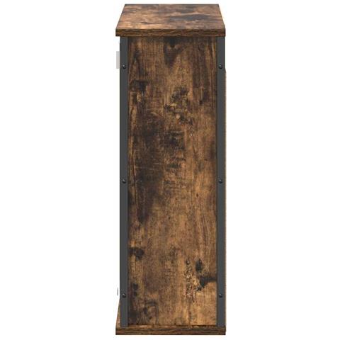 Pensile da Bagno con Specchio Rovere Fumo 60x21x60 cm - Foto 9