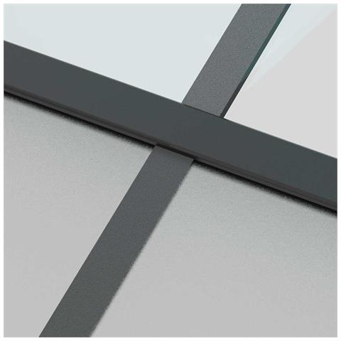 Porta Scorrevole Ferramenta Nera 102,5x205 cm Vetro Temperato - Foto 2