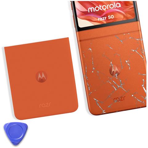 Copribatteria Razr 50 Pacchetto Servizio Originale, Arancione - Foto 2