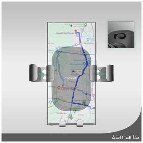 4smarts 540952 Supporto Per Personal Communication Supporto Passivo Telefono Cellulare/smartphone Nero - Foto 2