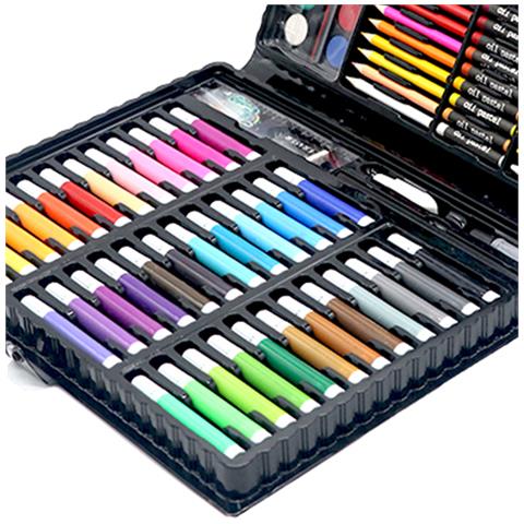 Set Di Pittura Con 150 Pezzi. Include Matite, Acquerelli, Pennarelli, Cere E Accessori. - Foto 2
