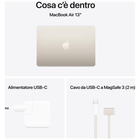 MacBook Air Monitor 13,6'' 2K CPU M4 Ram 16 GB SSD 512 GB macOS Sequoia - Foto 11