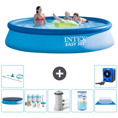 Piscina Fuori Terra - In Giro - 396x84 Cm - Blu - Include Accessori Coordinati A749 - Foto 1