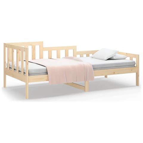 Lusso Casadino - Dormeuse Senza Materasso 90x200 Cm In Legno Massello Di Pino - Foto 1