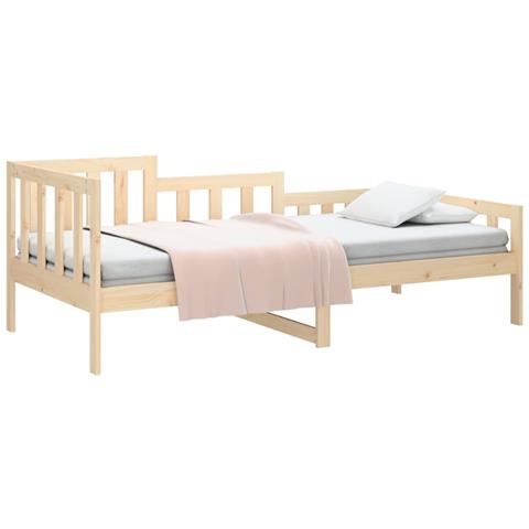 Lusso Casadino - Dormeuse Senza Materasso 90x200 Cm In Legno Massello Di Pino - Foto 2