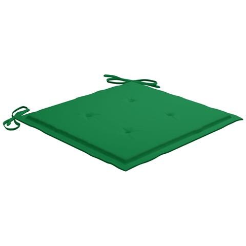 Sedie Da Giardino 2 Pz Con Cuscini In Legno Di Teak E Acciaio - Foto 8