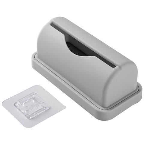 Contenitore Per Sacchi Della Spazzatura A Parete, Design Senza Foratura Grey - Foto 1