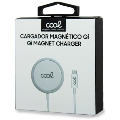 8434847047577 Caricabatterie per dispositivi mobili Smartphone Argento, Bianco USB Carica wireless Interno - Foto 2