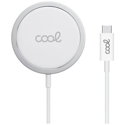 8434847047577 Caricabatterie per dispositivi mobili Smartphone Argento, Bianco USB Carica wireless Interno - Foto 1