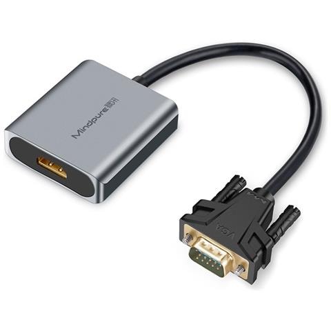 Convertitore Vga A Hdmi Aggiornato - Trasmetti Audio E Video Hd 1080p - Foto 1