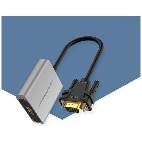 Convertitore Vga A Hdmi Aggiornato - Trasmetti Audio E Video Hd 1080p - Foto 2
