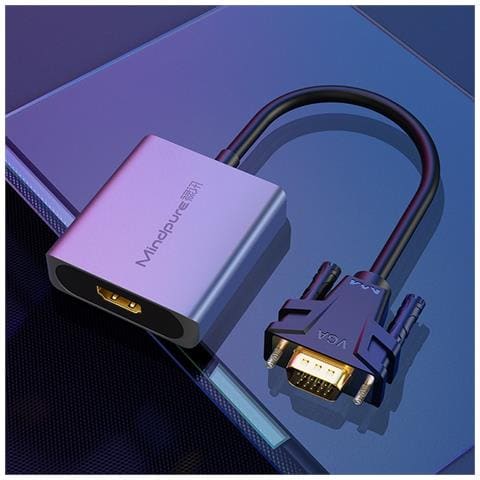 Convertitore Vga A Hdmi Aggiornato - Trasmetti Audio E Video Hd 1080p - Foto 5