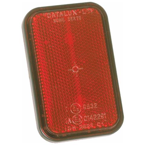 Catarifrangente Arancione Rettangolare Con Vite M6 Confezione Da 10 Pezzi - Foto 1