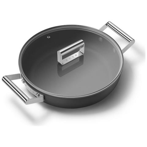 Padella Per Saltare Nera Opaca Da 28 Cm + Coperchio - Dpf2812blm - Foto 1