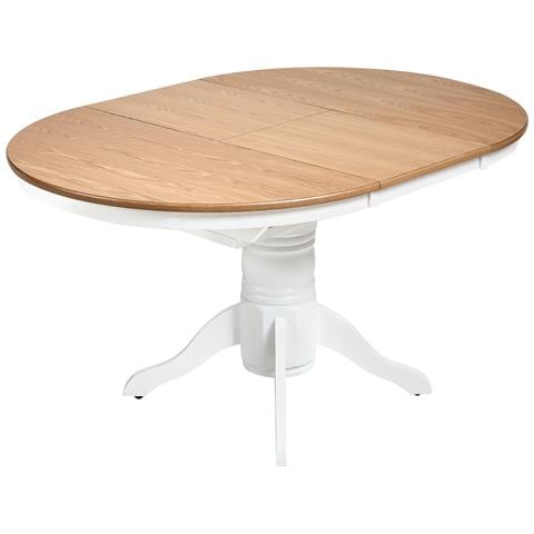 Tavolo Da Pranzo Estensibile Akron Frassino Chiaro 106/150 Cm 106 Cm Legno - Foto 2