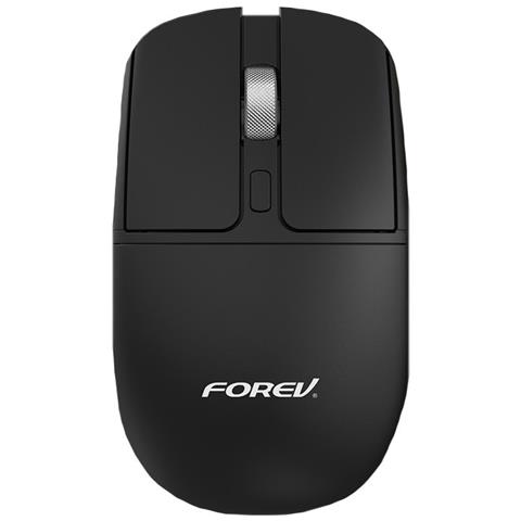 Mouse Wireless 2.4g + Bluetooth Dual Mode, Click Silenzioso, Rotella Di Scorrimento In Metallo Black - Foto 1