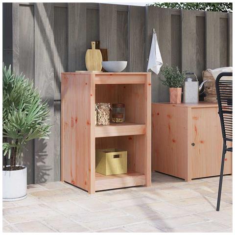 Mobile da cucina con lo scaffale Marrone 55 x 55 x 92 cm - Foto 2