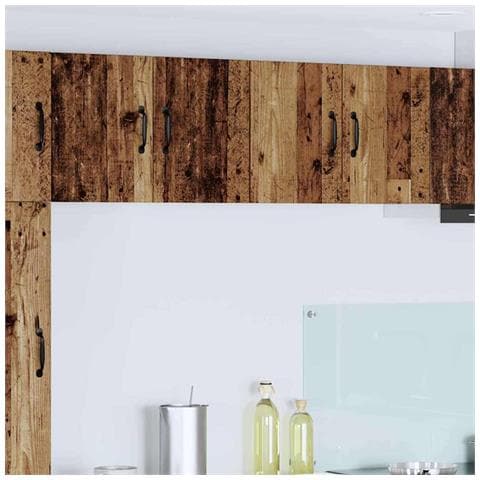 Armadi a pareti per cucina 2 pcs Legno vecchio 60 x 31 x 40 cm - Foto 2