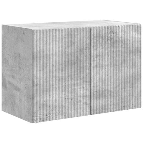 Mobile TV da parete Grigio cemento 59,5 x 31 x 40 cm - Foto 1