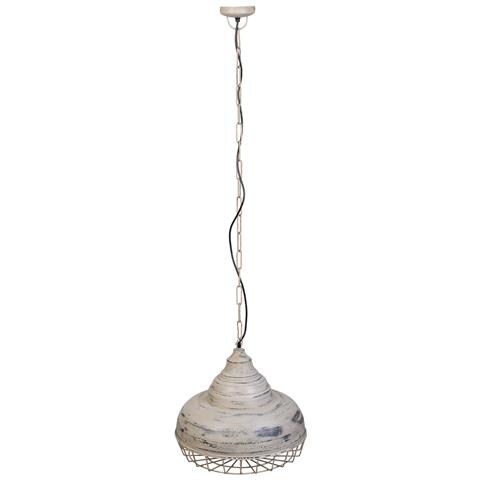 Plafoniera In Metallo Grigio 44x44x43h - Foto 1