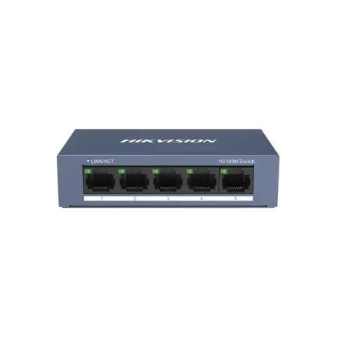 Pro Series DS-3E0105-O switch di rete Non gestito Fast Ethernet (10/100) Grigio - Foto 1
