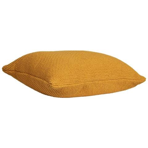 Cuscino Santos In Cotone Riciclato Color Ocra 45×45 Cm - Foto 2