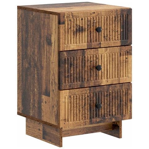 Armadio da Notte con cassetto Legno antico 43 x 41 x 66,5 cm - Foto 1