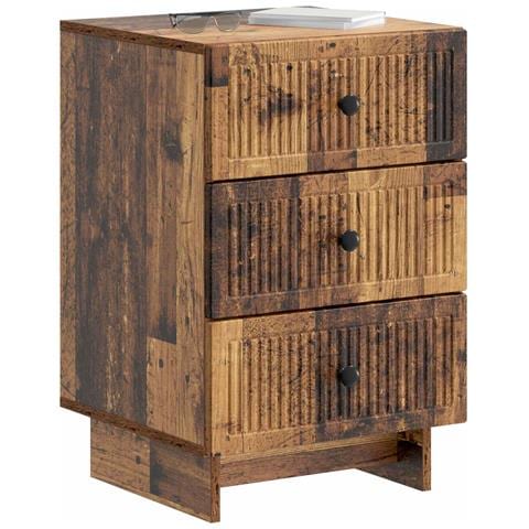 Armadio da Notte con cassetto Legno antico 43 x 41 x 66,5 cm - Foto 2