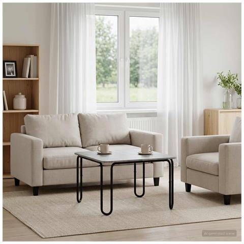 Tavolino da salotto Sonoma grigio 59 x 59 x 45 cm - Foto 2