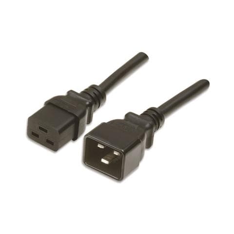 ICOC 065-NC - Cavo alimentazione C19 F a C20 M 2,0 mt nero - Foto 1