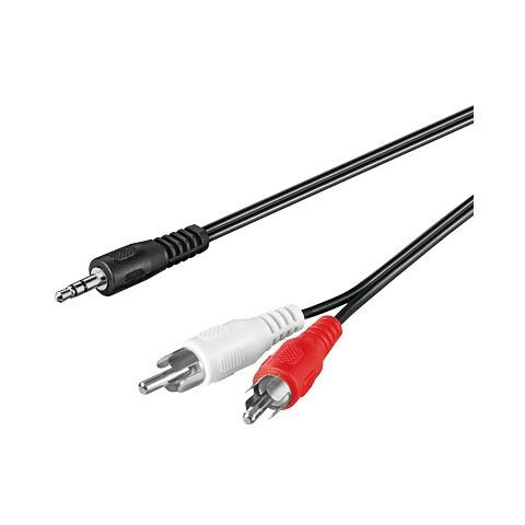 ICOC 018-NC-20 - Cavo Stereo Jack 3,5 mm a 2 x RCA maschio 1,5 m - Foto 1
