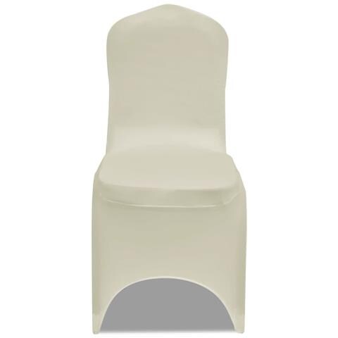 Coprisedia In Tessuto Elasticizzato Crema 6 Pezzi - Foto 2